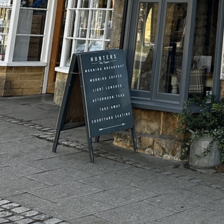 Cafe in Broadway, Cotswolds